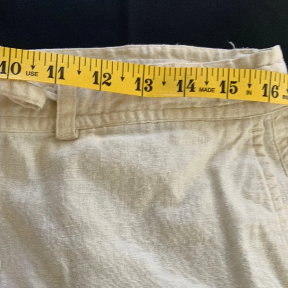 Bruno Men’s Cream Linen Blend Drawstring Pants Size Large